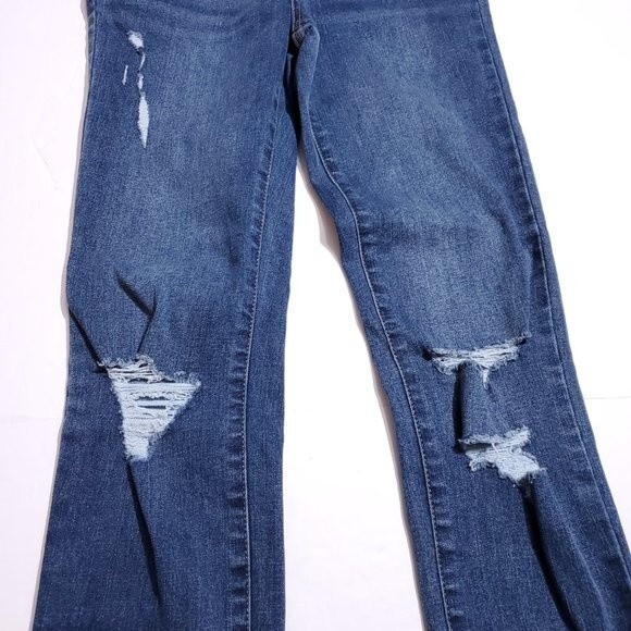 Harper Heritage Jeans High Rise Skinny Distressed Stretch Denim Women's Size 25 - Picture 4 of 11